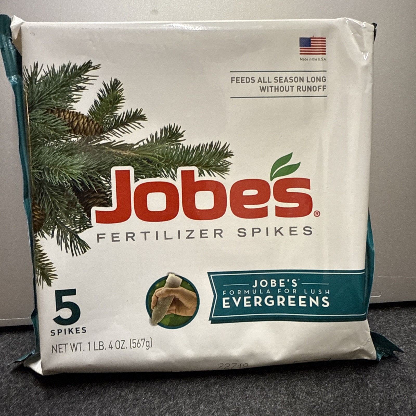 Jobe’s Easy To Use Fertilizer Spikes Formula For Lush Evergreens 5 pack