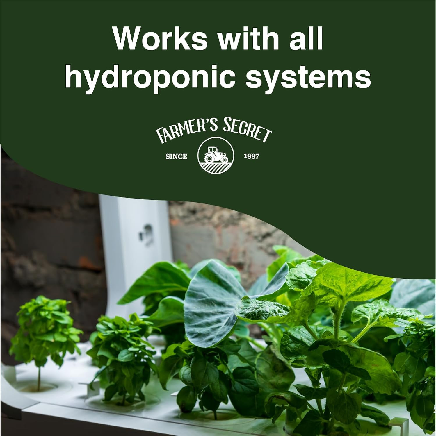 Farmer’s Secret Hydroponic Booster Fertilizer – Super Concentrated 4-11-8 Formul