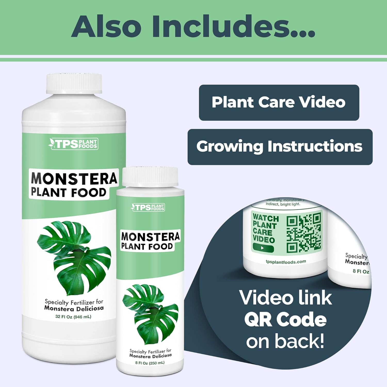 TPS Nutrients Monstera Plant Food for Monsteras Tropical Plant Liquid Fertilizer