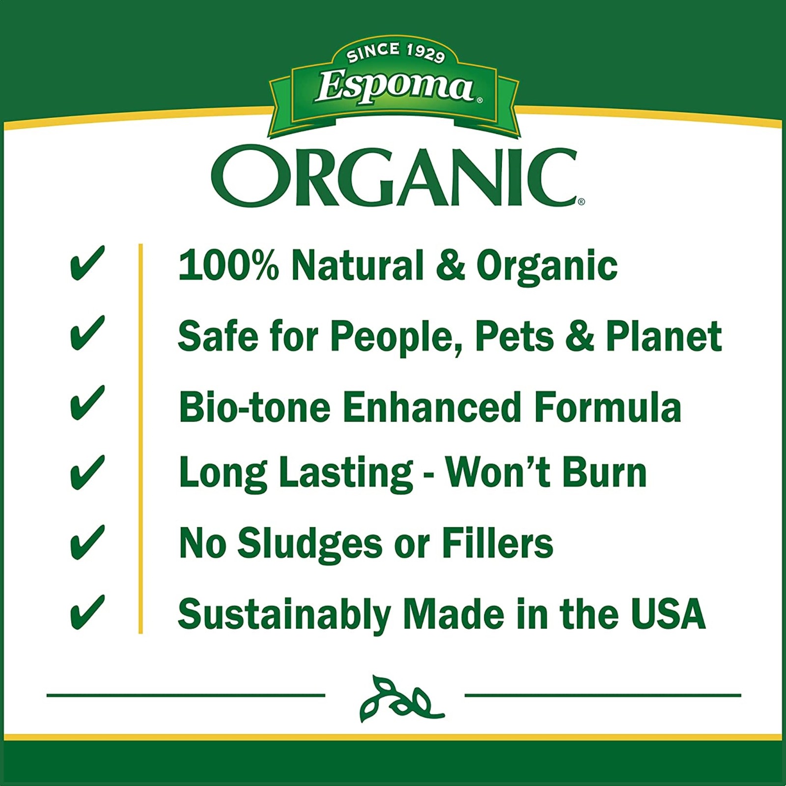 Espoma Organic Plant-tone All Natural, All-Purpose Fertilizer, 18 lb Bag, 2 Pack