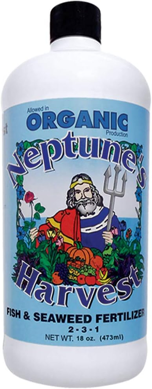 FS118 Fish & Seaweed Blend Fertilizer 2-3-1, 18 Oz