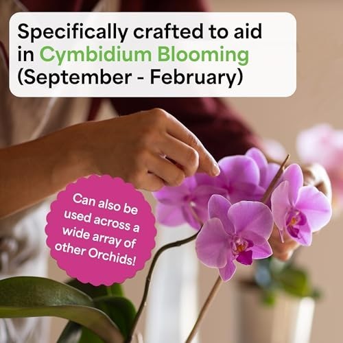 Premium Orchid Food Fertilizer 6-30-30 – 10oz Water Soluble for Vibrant Blooms