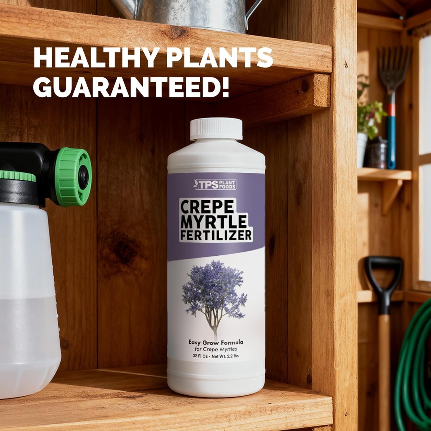 Crepe Myrtle Fertilizer – Liquid Plant Food More Blooms Vibrant Color Healthy