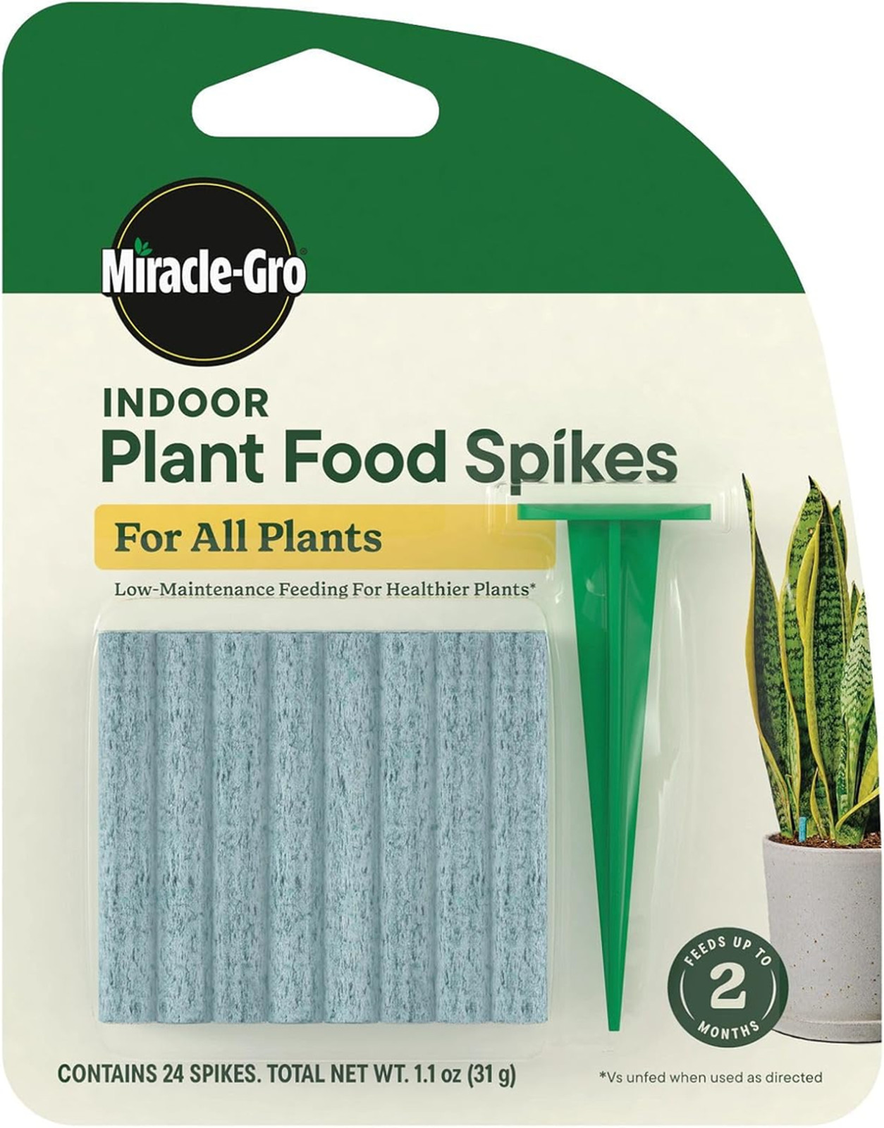 Indoor Plant Food Spikes for All Plants, Fertilizer Spikes for Houseplants