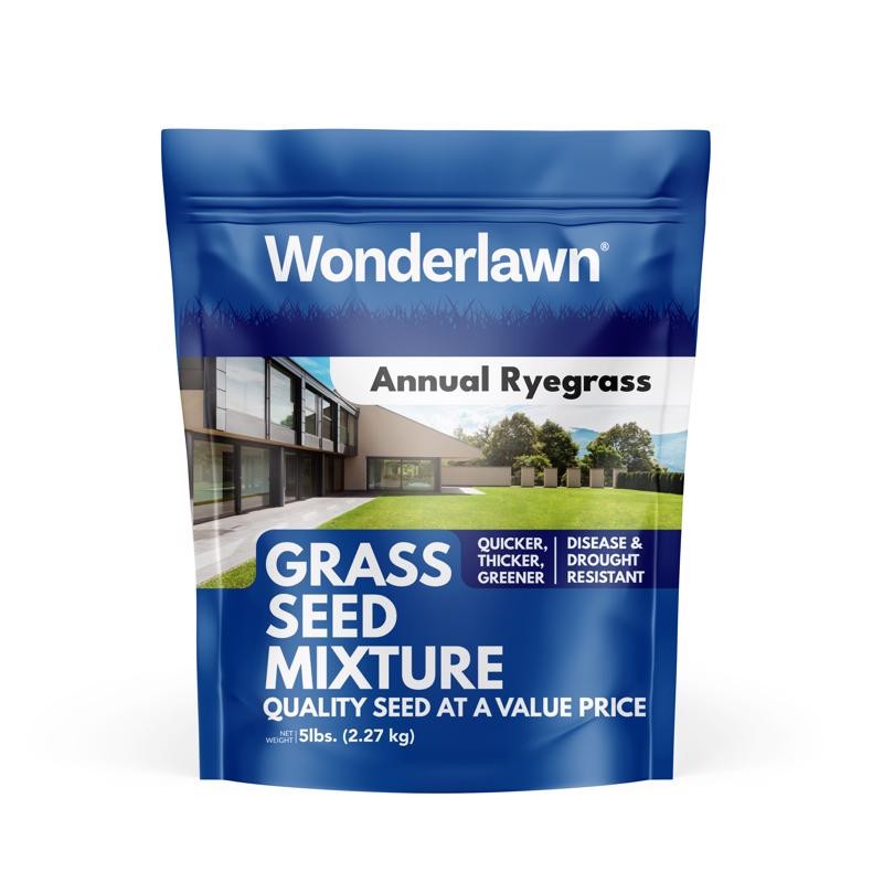 Barenbrug Annual Ryegrass Partial Shade/Sun Grass Seed 5 lb