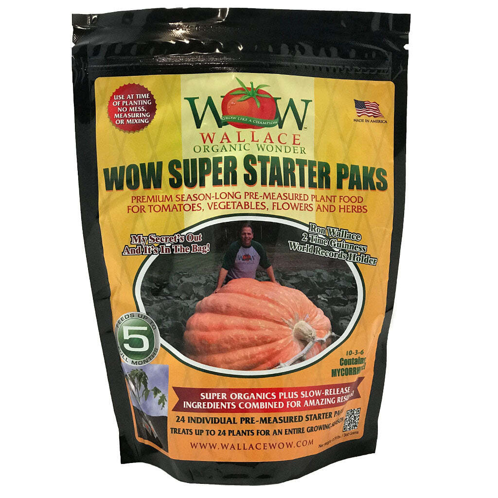 Super Starter Paks – Season-Long Fertilizer Wallace Organic Wonder
