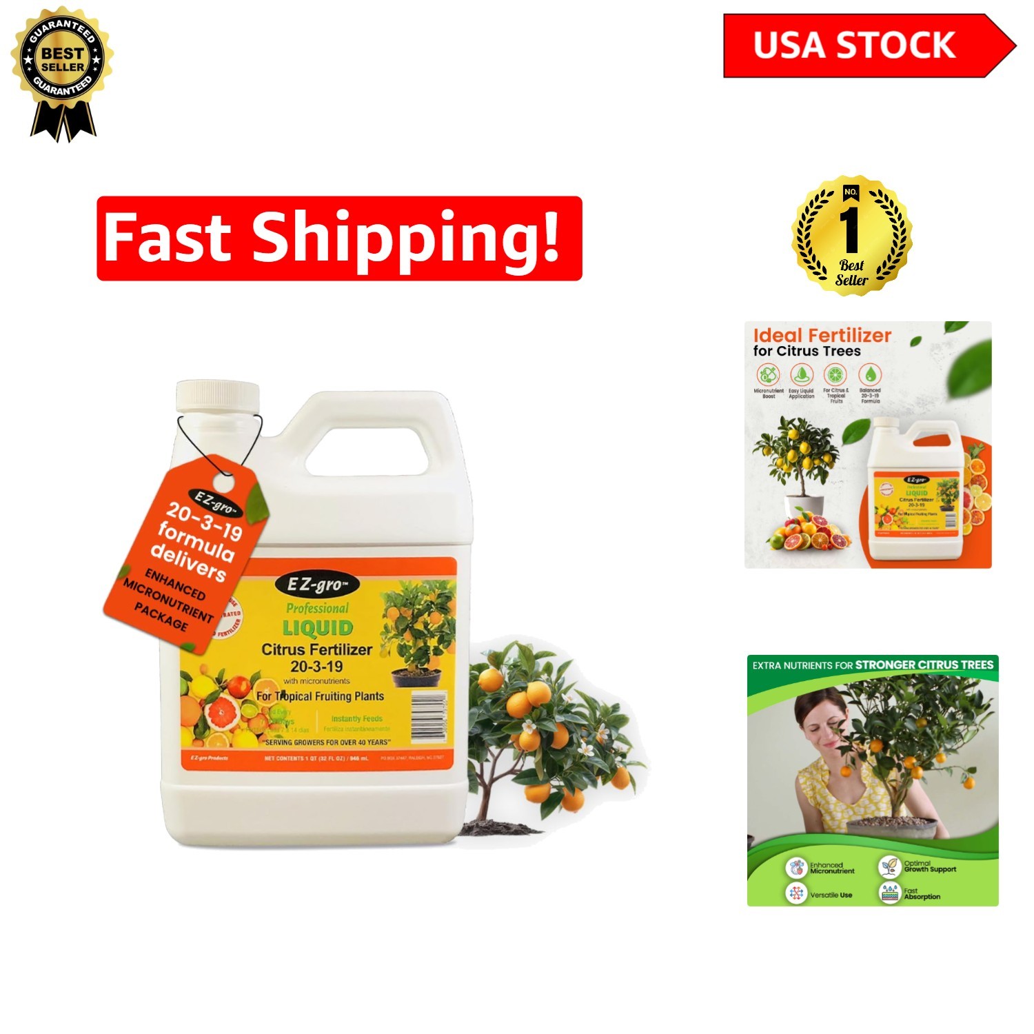 Liquid Citrus Tree Fertilizer – Essential Nutrients for Better Fruit Production