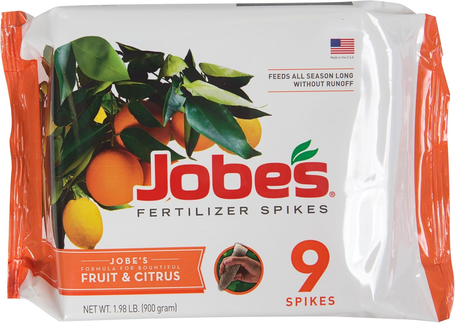 Jobe’S Garden Fertilizer Spikes, Easy Plant Care Slow Release Fertilizer for Fru