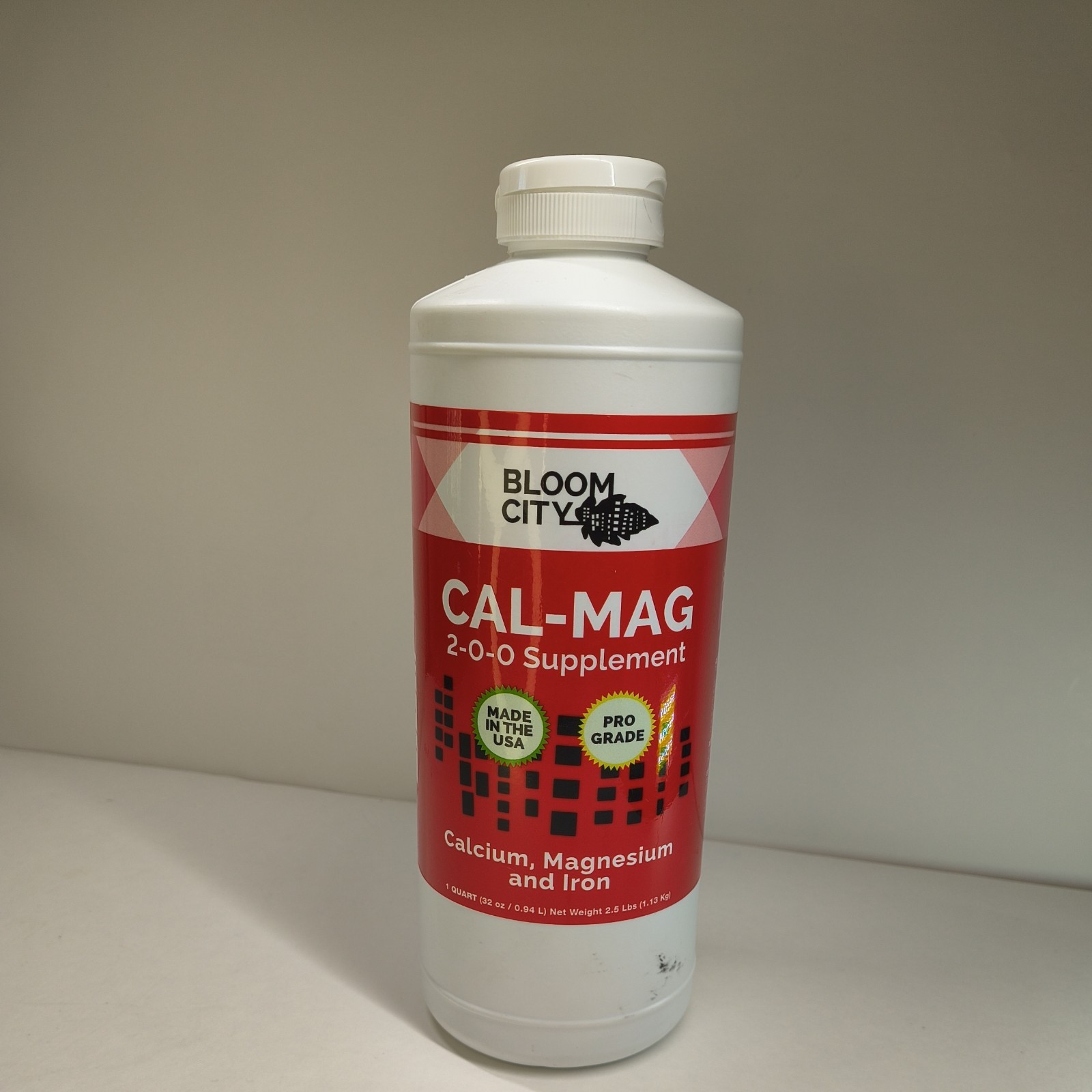 Cal Mag Fertilizer 32 oz Nutrient Formula for Strong Plants Indoor Outdoor Use