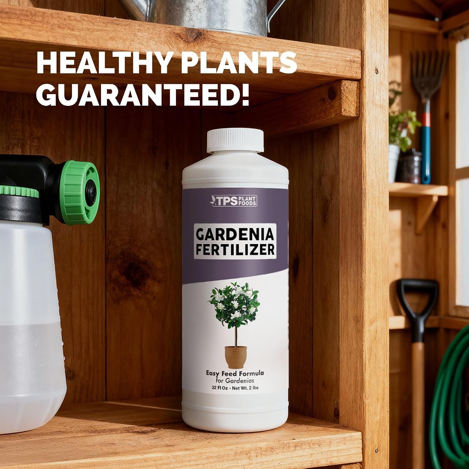 Liquid Fertilizer for Gardenia 8 oz Plant Food Supports Healthy Growth & Blooms