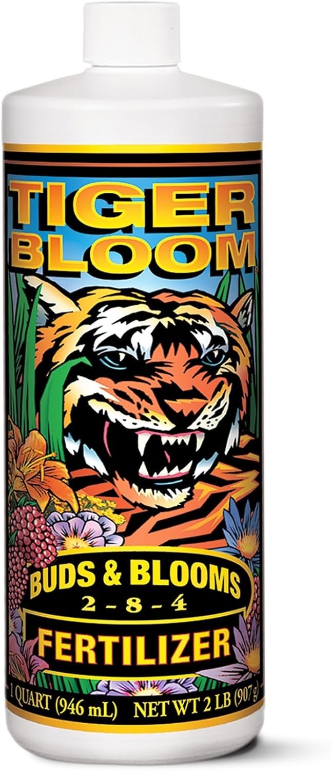 Tiger Bloom Liquid Fertilizer Concentrate 1 Quart – Boost Flower & Fruit Growth