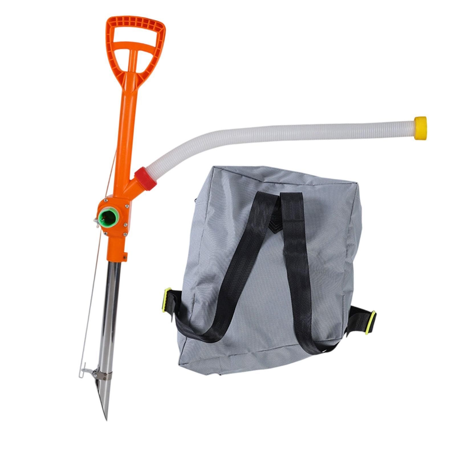 Manual Fertilizer Spreader Handheld Broadcast Spreader Backpack Topdressing Tool