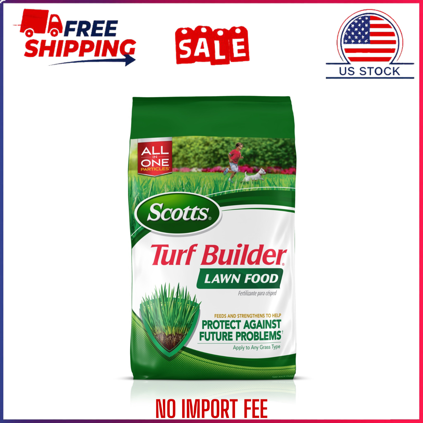 Scotts Turf Builder Lawn Fertilizer, 15,000 sq. ft., 37.50 lbs