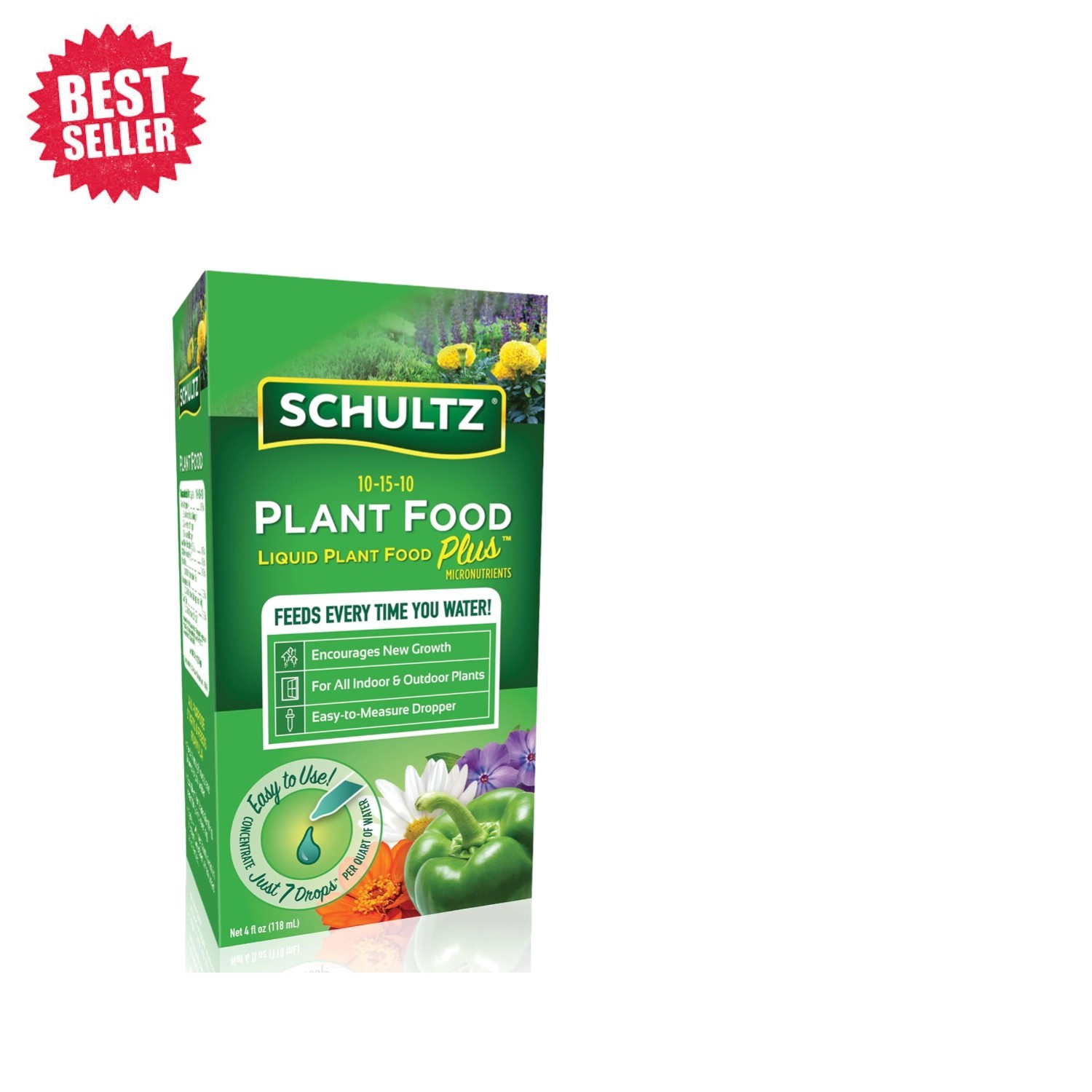 Effective 10-15-10 Liquid Fertilizer – Perfect for Both Indoor & Outdoor Plants