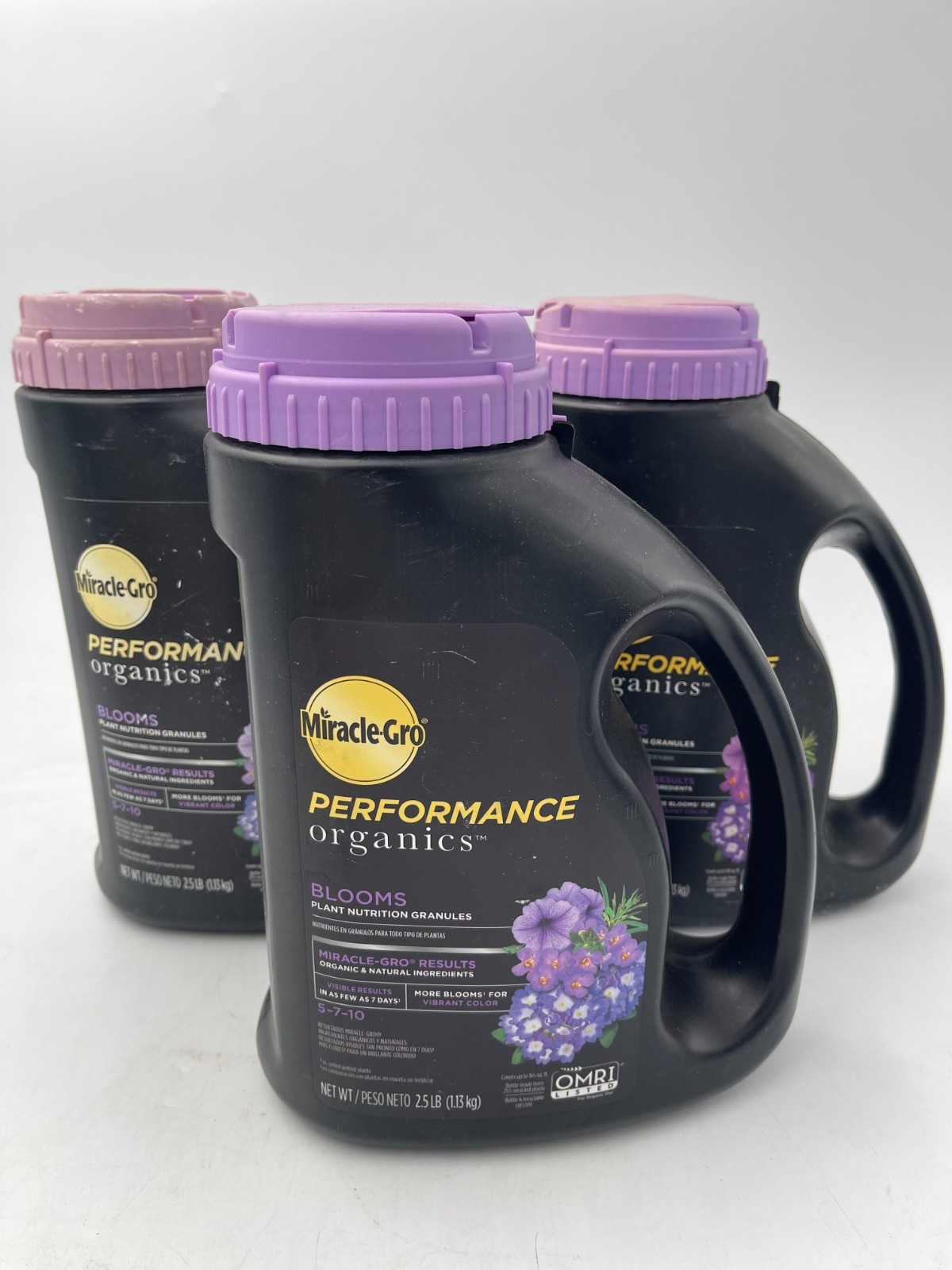 Miracle-Gro 3-Pack Performance Organics Blooms 2.5-lb 5-7-10 Flower Food