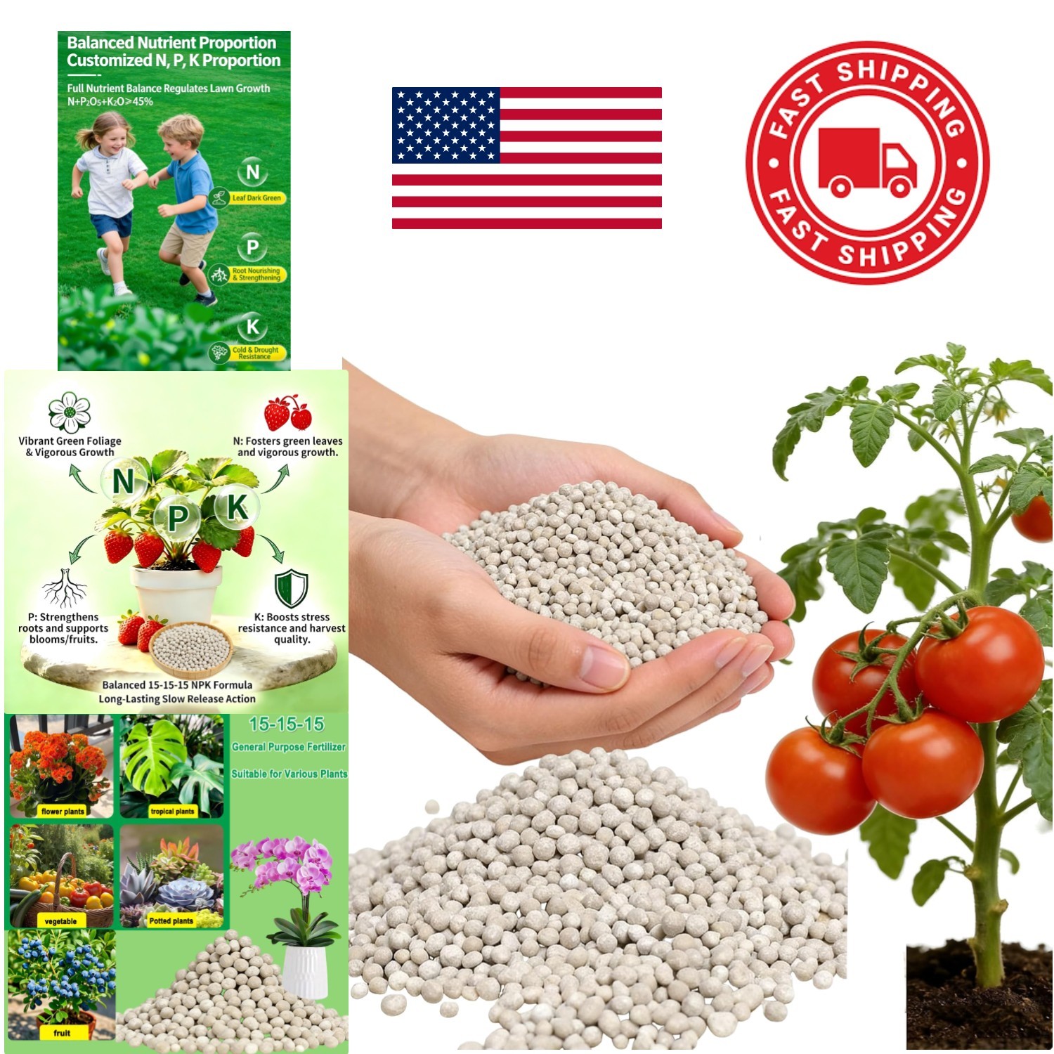 Effective Granular Fertilizer 2.9 Pounds for Healthy Plants and Vibrant Blooms