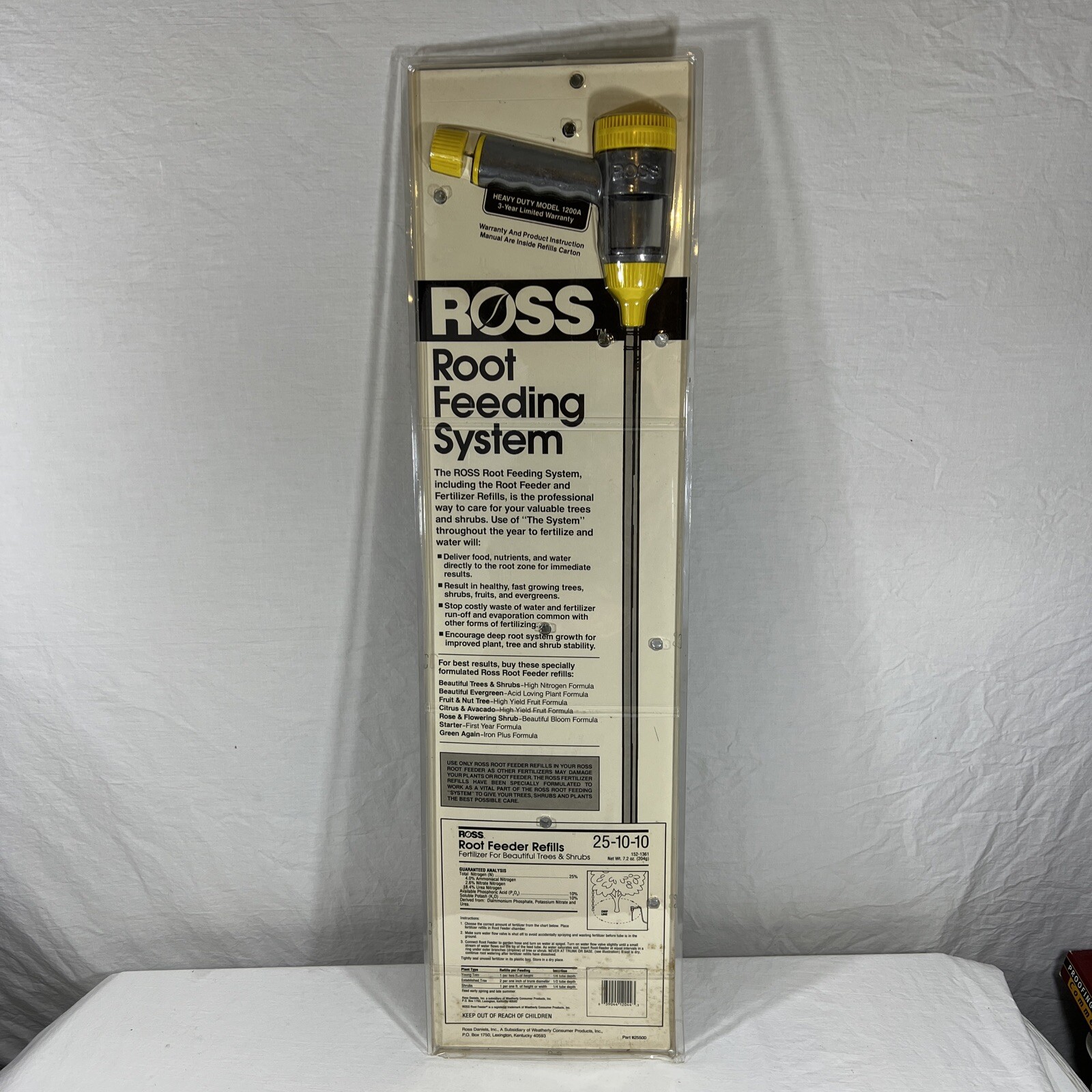 (NEW) Vintage Ross Root Feeder Heavy Duty Model 1200A W/Bonus Cartridges SEALED