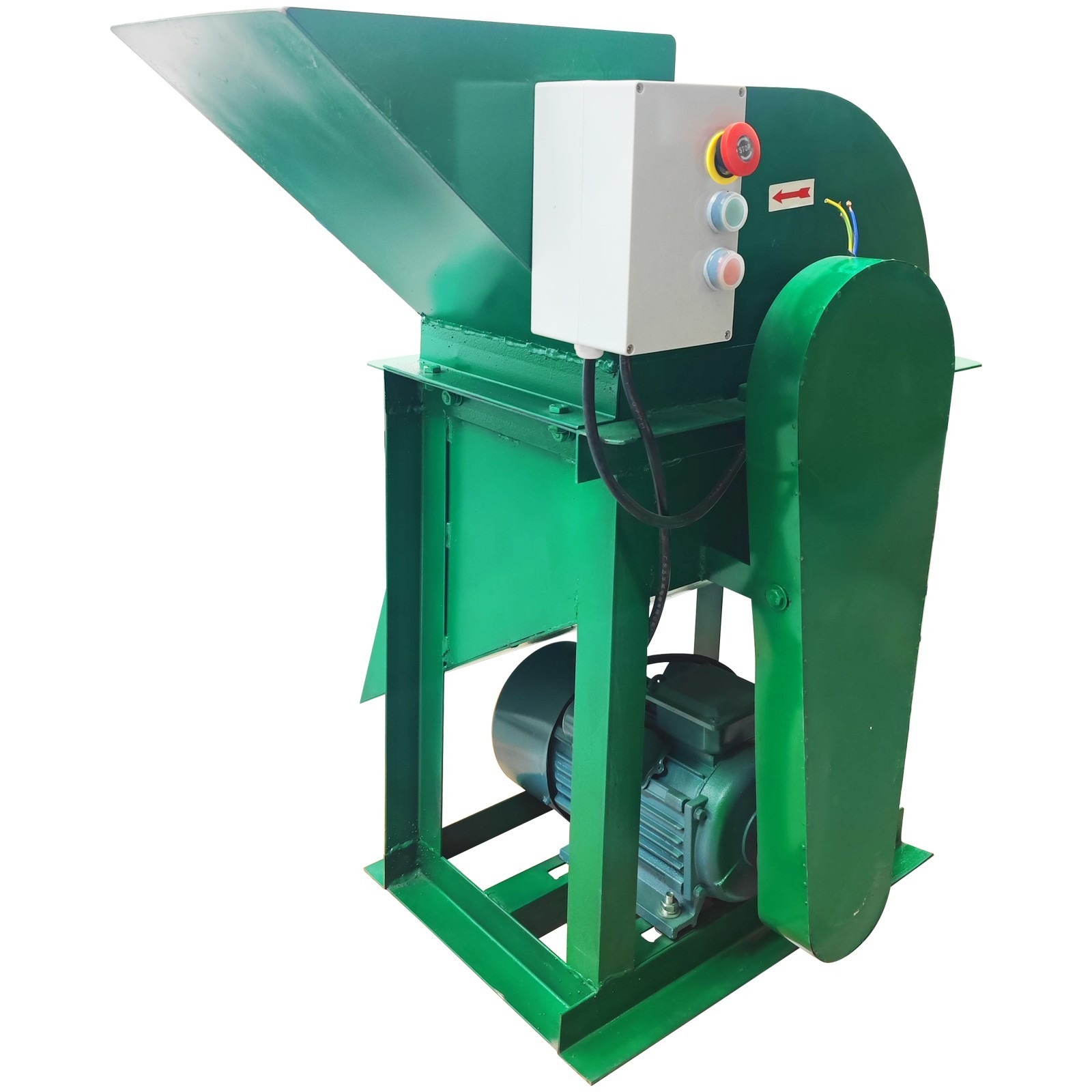 Soil Crusher Breaker Organic Fertilizer Grind Machine w/3mm Screen 2-3 T/h 220V