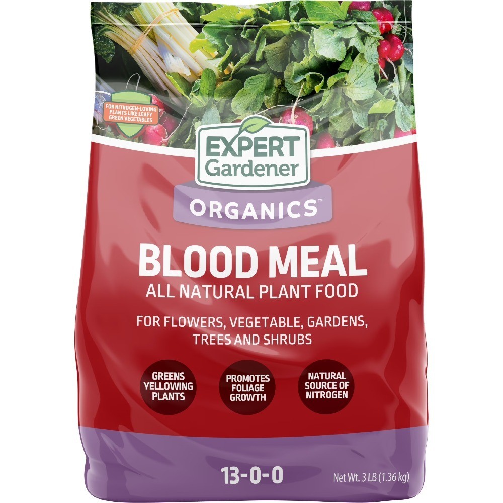 Blood Meal Fertilizer 13-0-0 High Nitrogen Plant Food for Garden 3 lb