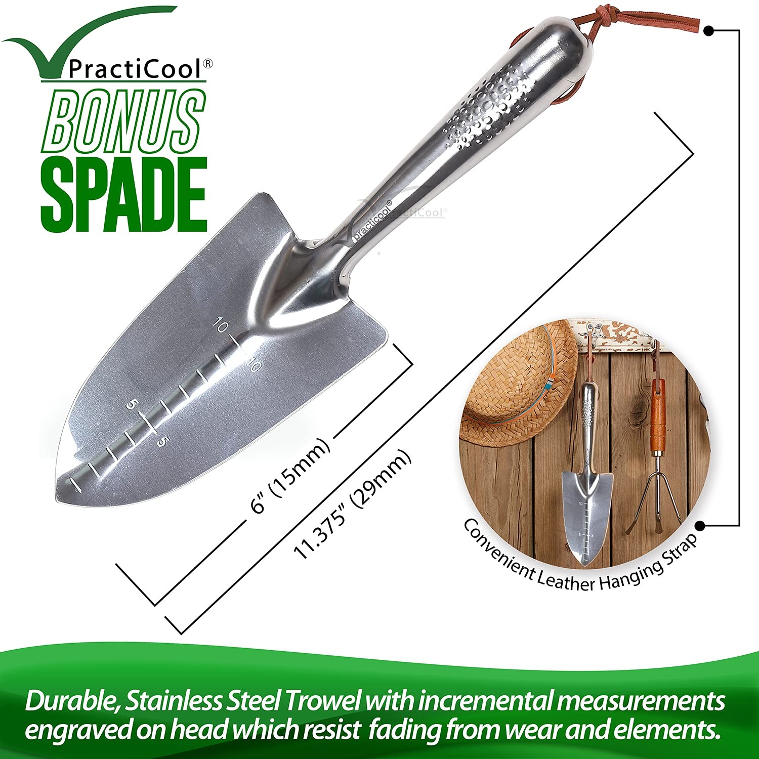 Practicool Garden Potting Mix Sieve – Stainless Steel Riddle – Soil sifting…