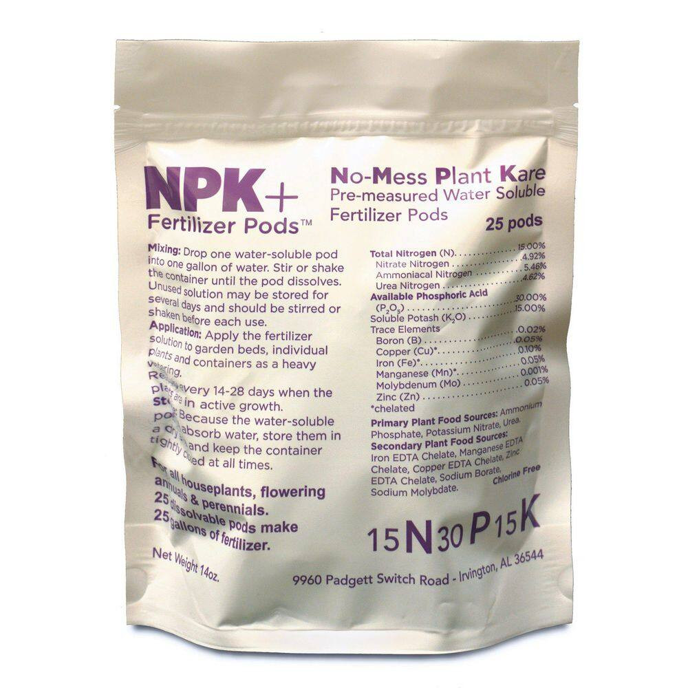 Plant with Purpose NPK+ Fertilizer Pods All Purpose 14 Oz. (25-Pack)
