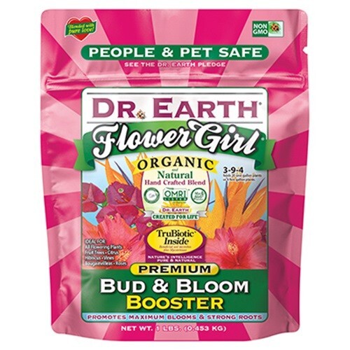 Dr. Earth 70792 1 lb 3-9-4 Organic Natural Flower Girl Bud & Bloom Fertilizer