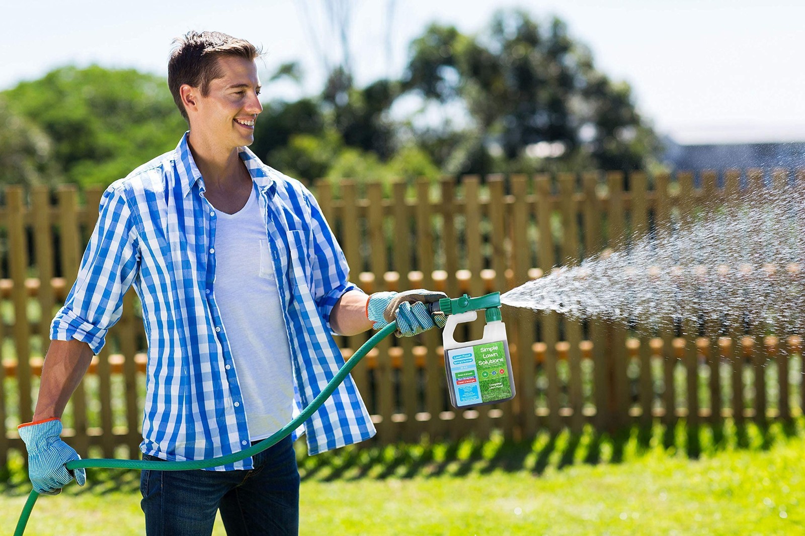 16-4-8 Liquid Lawn Fertilizer – Balanced NPK Spray for All Grass Types – 32 oz