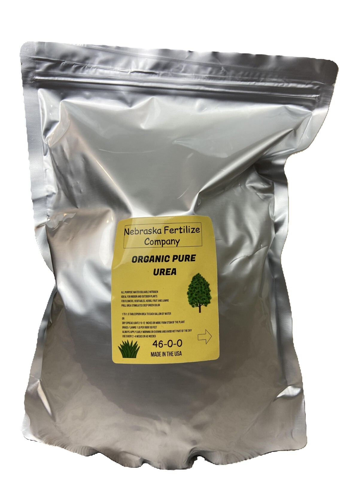 Nitrogen 46-0-0 Urea. Fertilizer great for lawns and vegetables. vdo