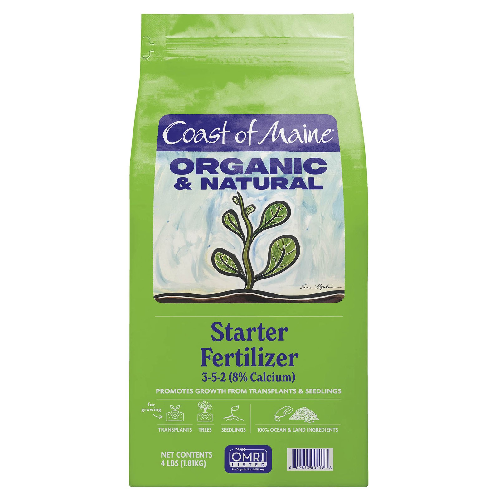 Coast of Maine Organic & Natural Starter Fertilizer, 4lb