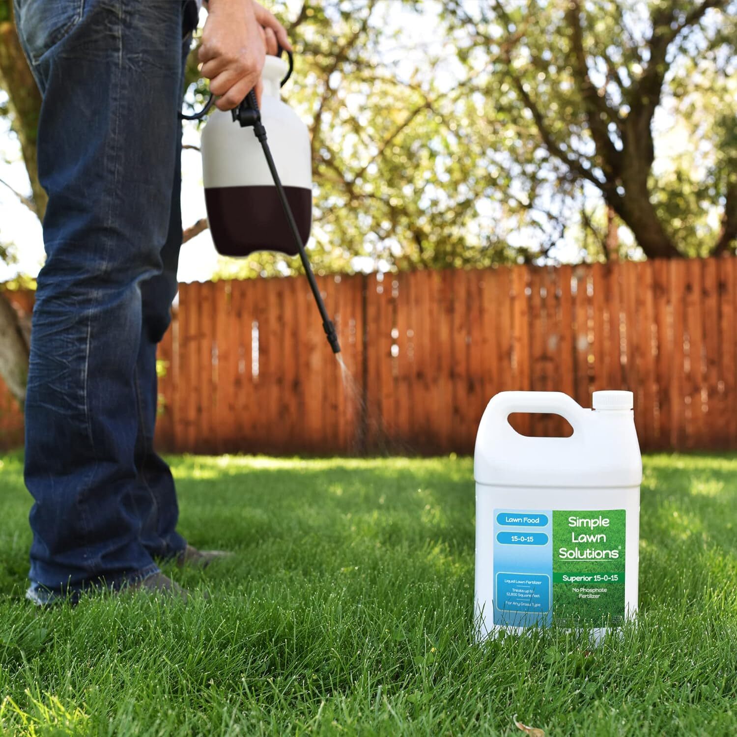 Superior 15-0-15 Fertilizante Liquido Nitrogeno Y Potasa Alimento Para Cesped –