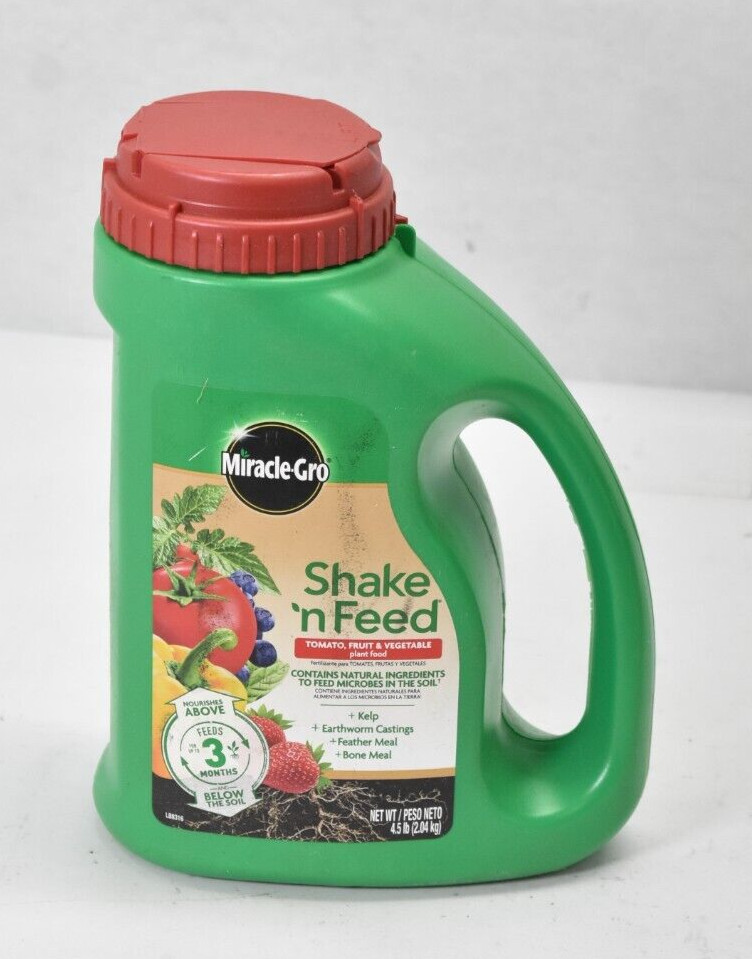 Miracle-Gro Shake N Feed 4.5lb 9-4-12 Tomato Fruit & Vegetables Plant Food