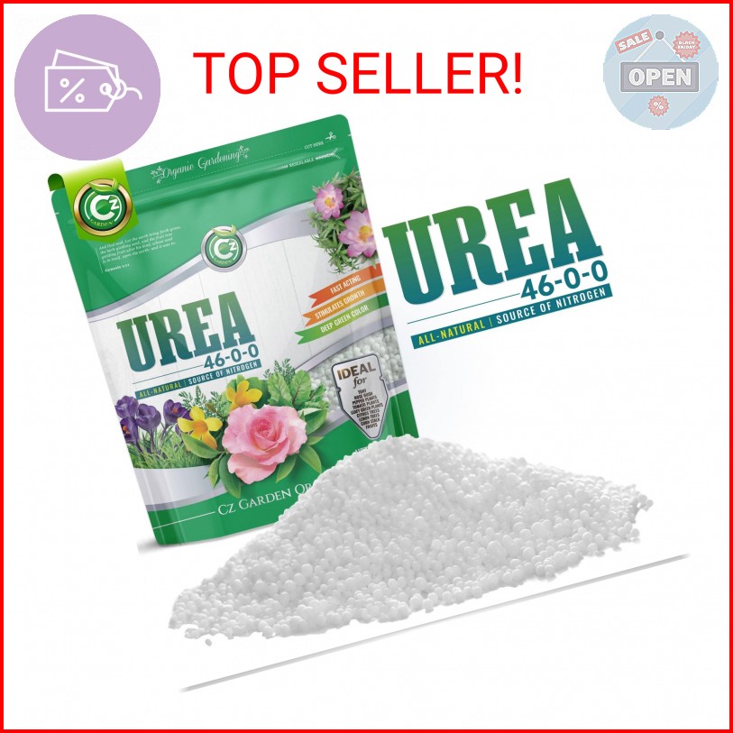 Urea Fertilizer 46-0-0 Made in USA – 5LB Plant Food for Indoor/Outdoor Flowers &