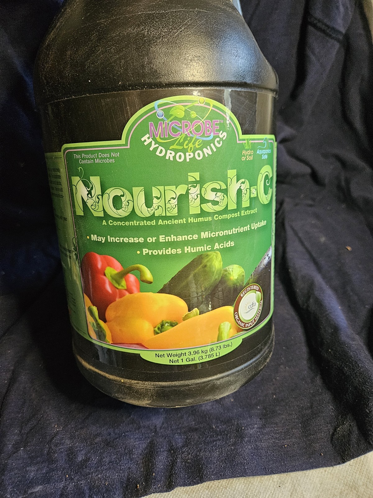 Microbe Life Hydroponics Nourish-C Verified Organic Fertilizer to Enhance Plant
