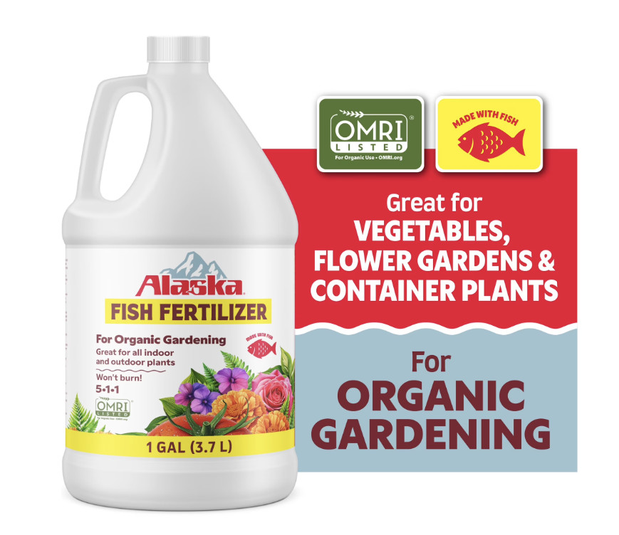 Fish Fertilizer 5-1-1 Plant Food, 1 gal. Free Shipping