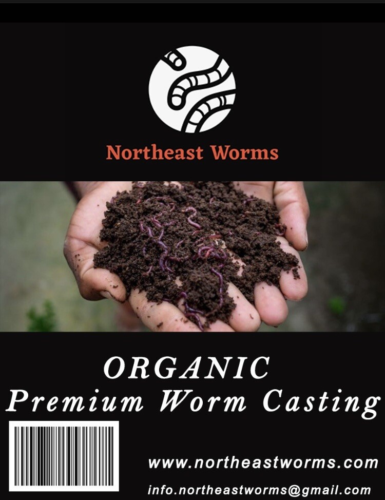 Worm casting 100% Pure And Organic. Two Gallons (8-10lbs) Bags. See Descriptions