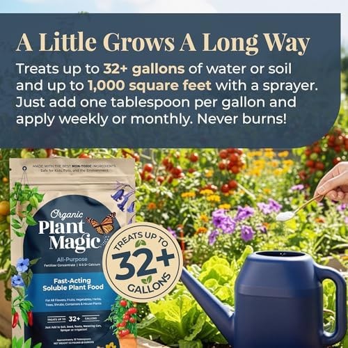 Organic Plant Magic – All-Purpose Organic Fertilizer & Plant Food Concentrate…