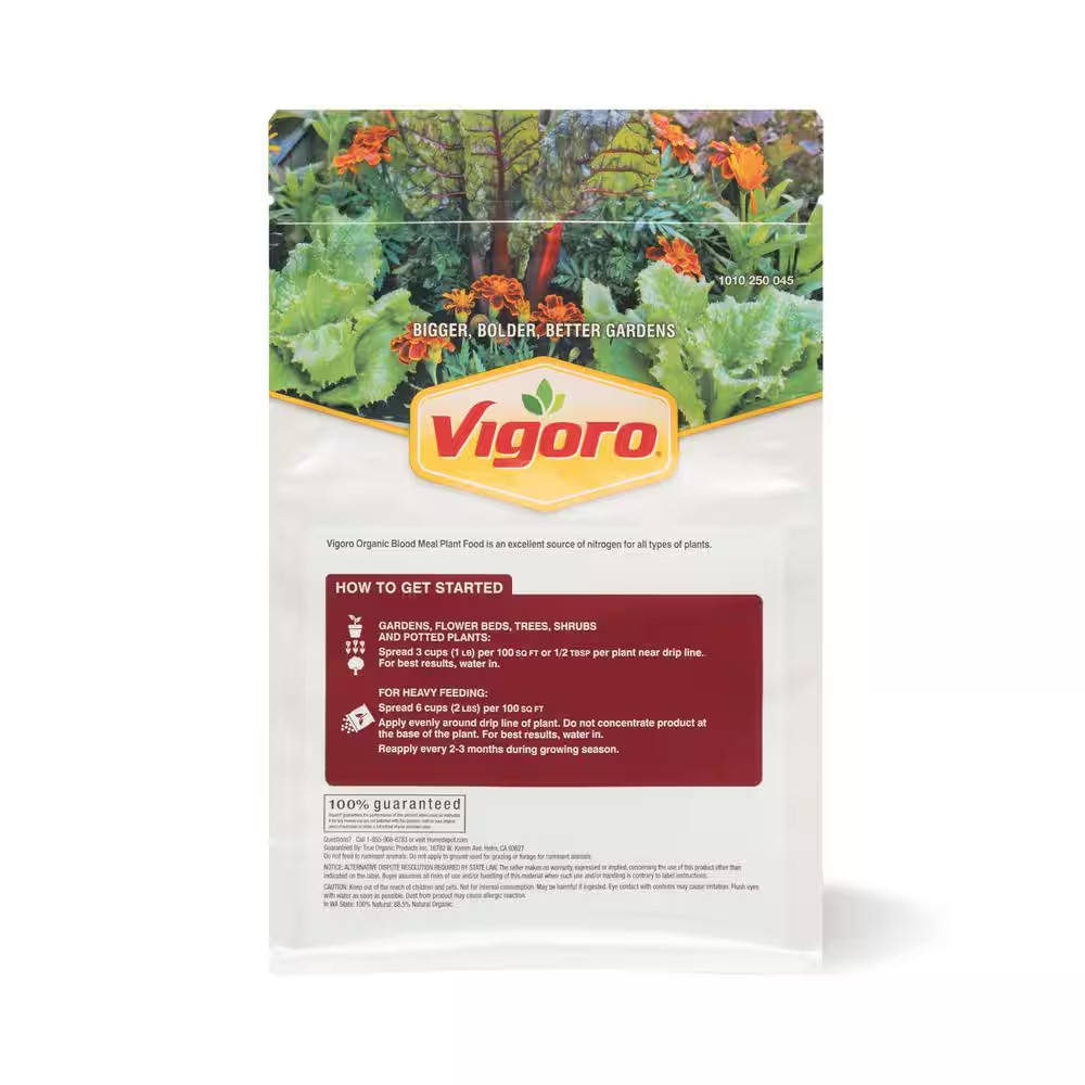 3 Lb. Organic Blood Meal Plant Food 12-0-0