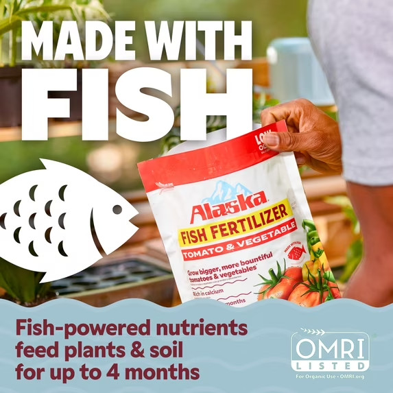 Alaska Fish Fertilizer Tomato & Vegetable 3-6-6 Plant Food 4lb