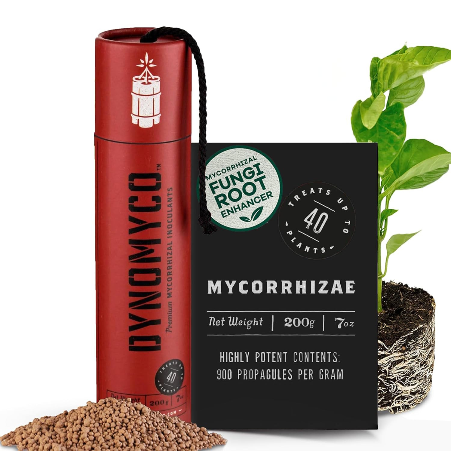 Granular Mycorrhizal Fungi Inoculant, 200G / 7Oz – Boosts Root Growth, Yields &