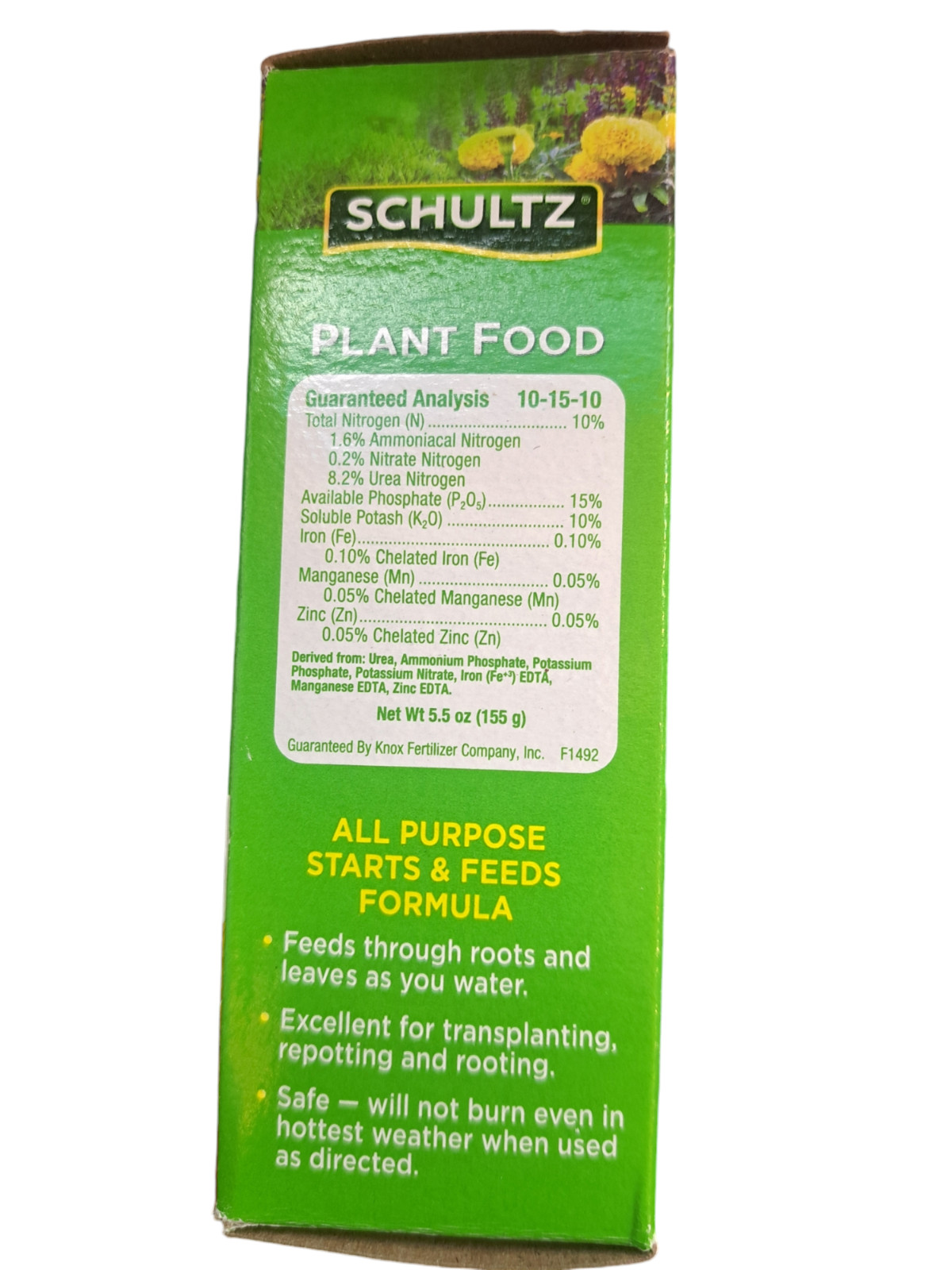 Schultz All Purpose Liquid Plant Food 10-15-10, 4 oz. LOT OF 10