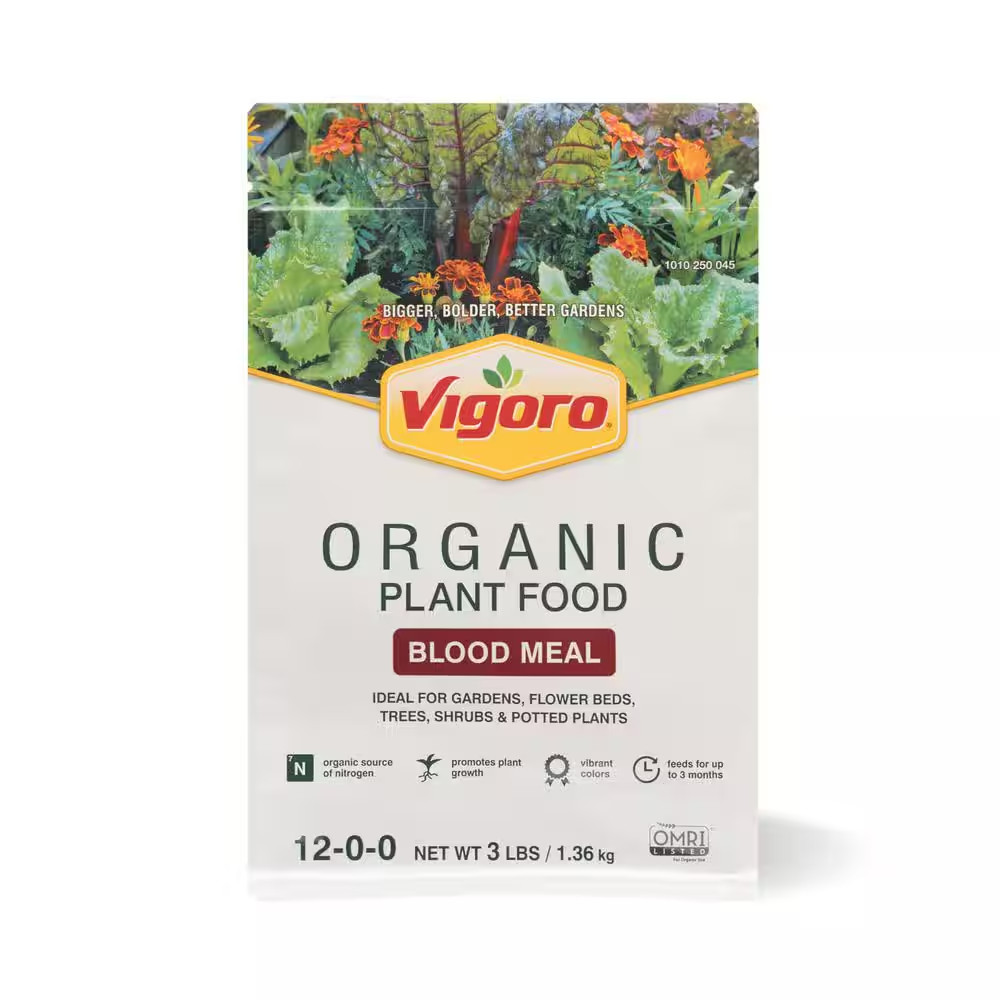 3 Lb. Organic Blood Meal Plant Food 12-0-0