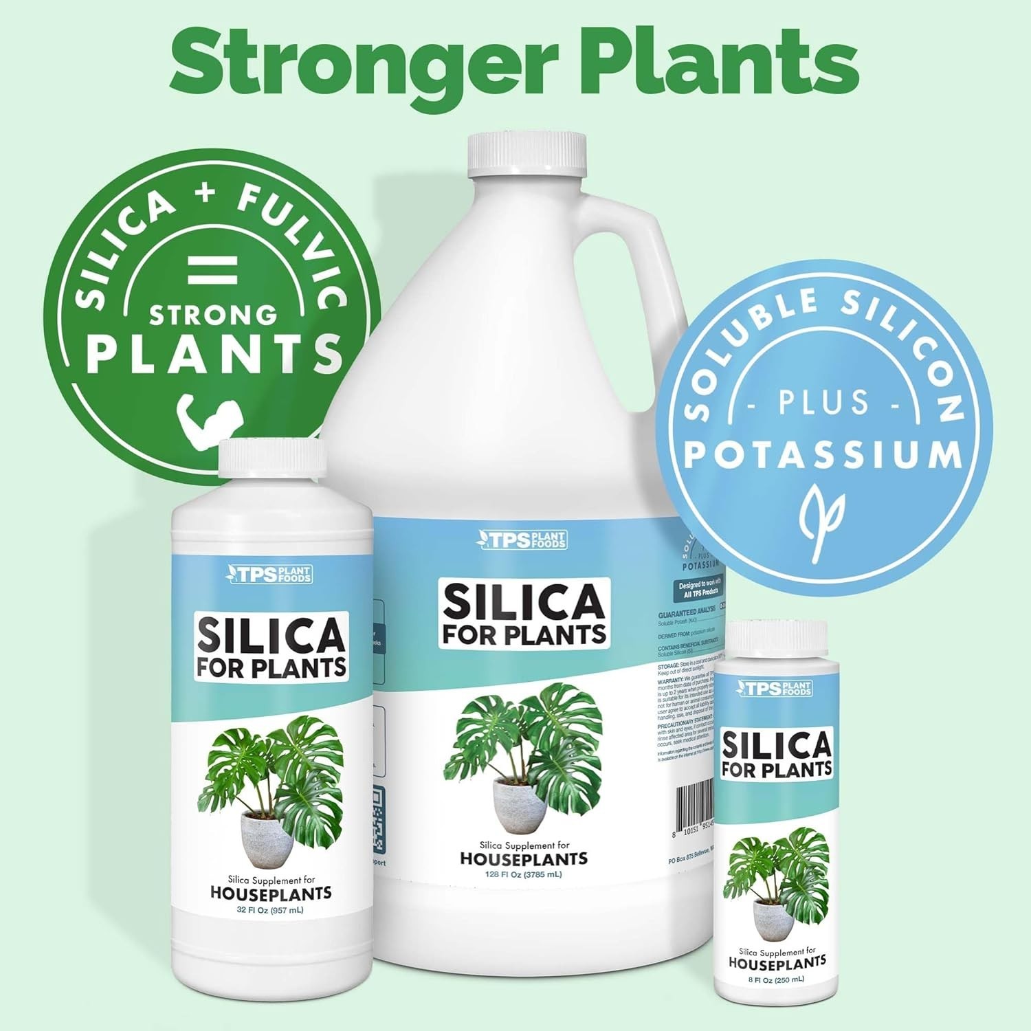 TPS NUTRIENTS Silica for Plants, Boost Strength & Resilience, Stronger Stems & H