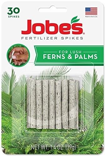 Jobe’s Fern & Palm Indoor Fertilizer Food Spikes – 2 Packs of 30-Pack 5101