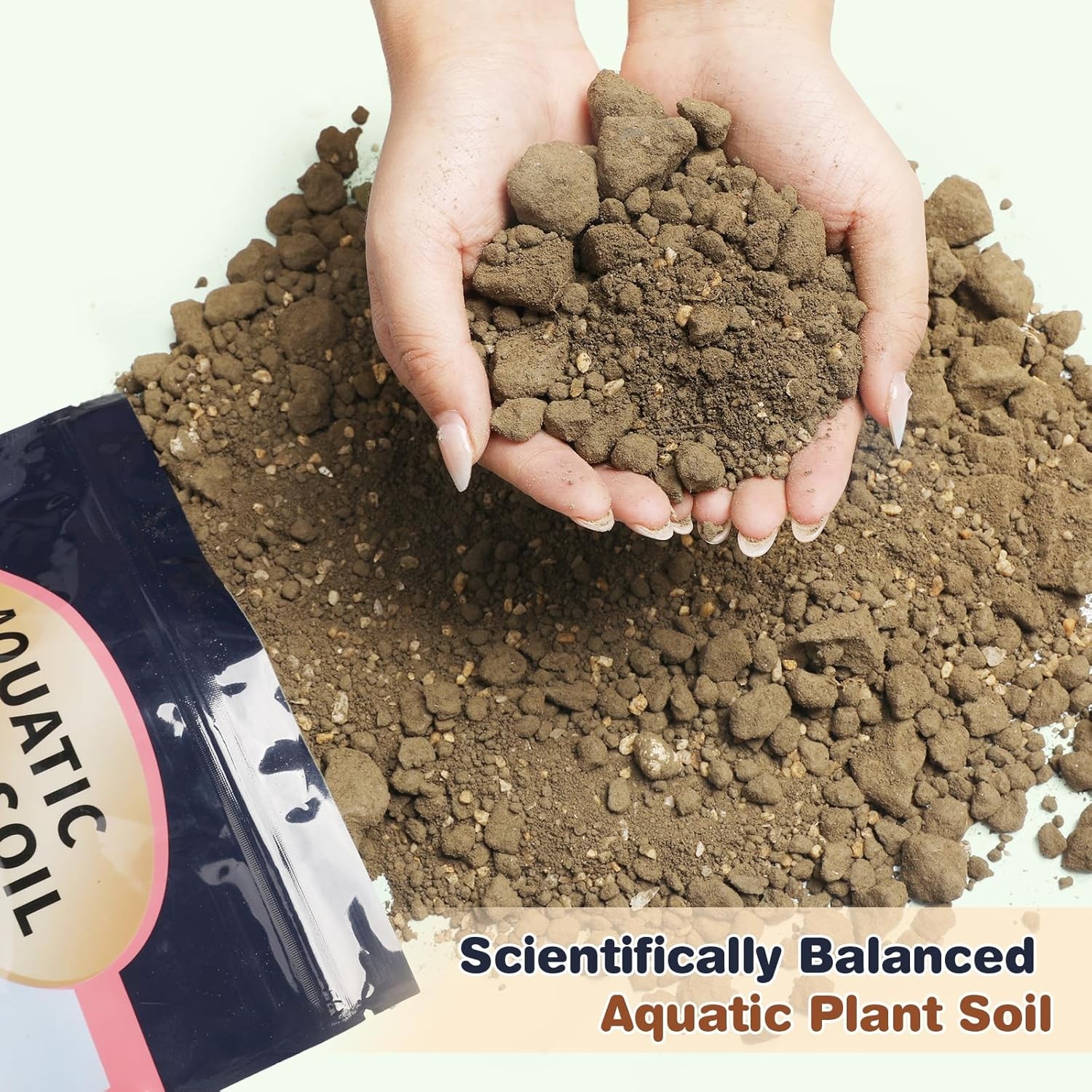 Aquatic Plant Soil & Aquarium Soil, Natural Organic Substrate for Water Plants –