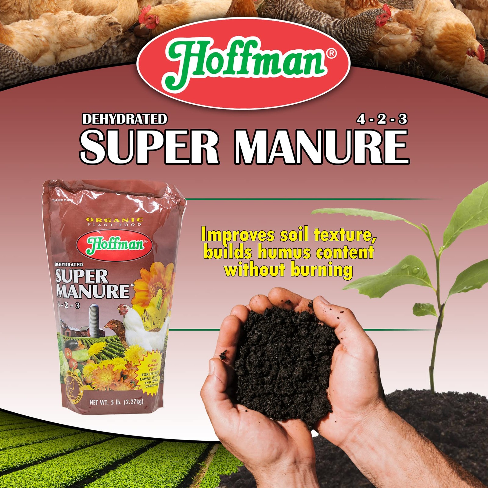 20505 Dehydrated Super Manure 4-2-3, 5 Pounds