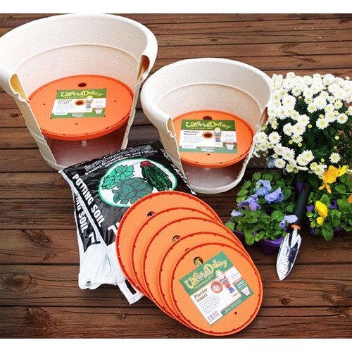 Bloem Living T6327 Up’s a Daisy Planter Insert, 17-Inch, Orange