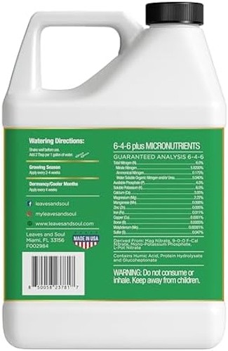 Leaves and Soul Evergreen Tree Fertilizer 32 oz, Professional Liquid Evergree…
