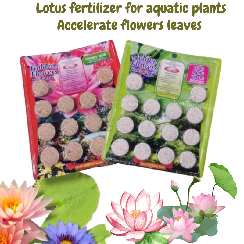 4 xLotus fertilizer for aquatic plants Accelerate flowers leaves 14 tablets/pack