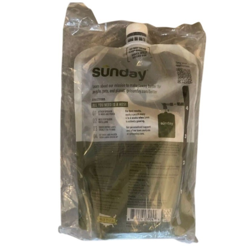 Sunday Lawn & Garden Nutrients Active Lawn Nitrogen 5000 sq ft 42.3oz/1250mL