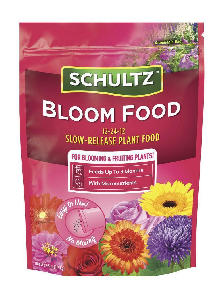 Schultz Bloom Food Slow Release Plant Food 12-24-12, 3.5-Pound
